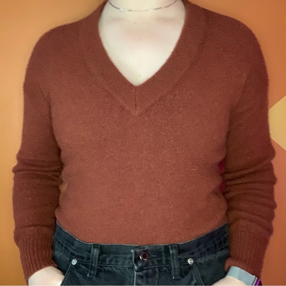 Madewell v-neck wool sweater